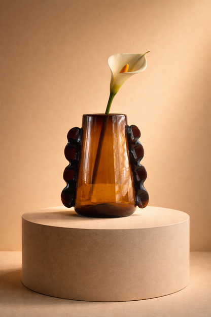 Betta Vase Amber by MESO