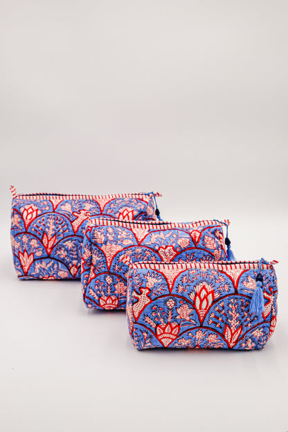 Blue Arch Toiletry Bag