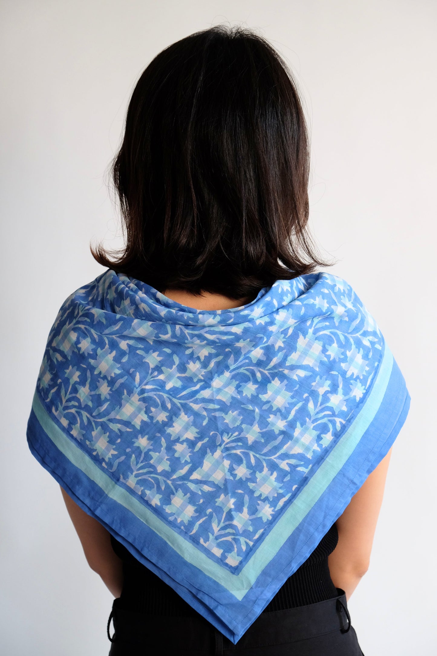Sana Organic Cotton Blockprint Scarf