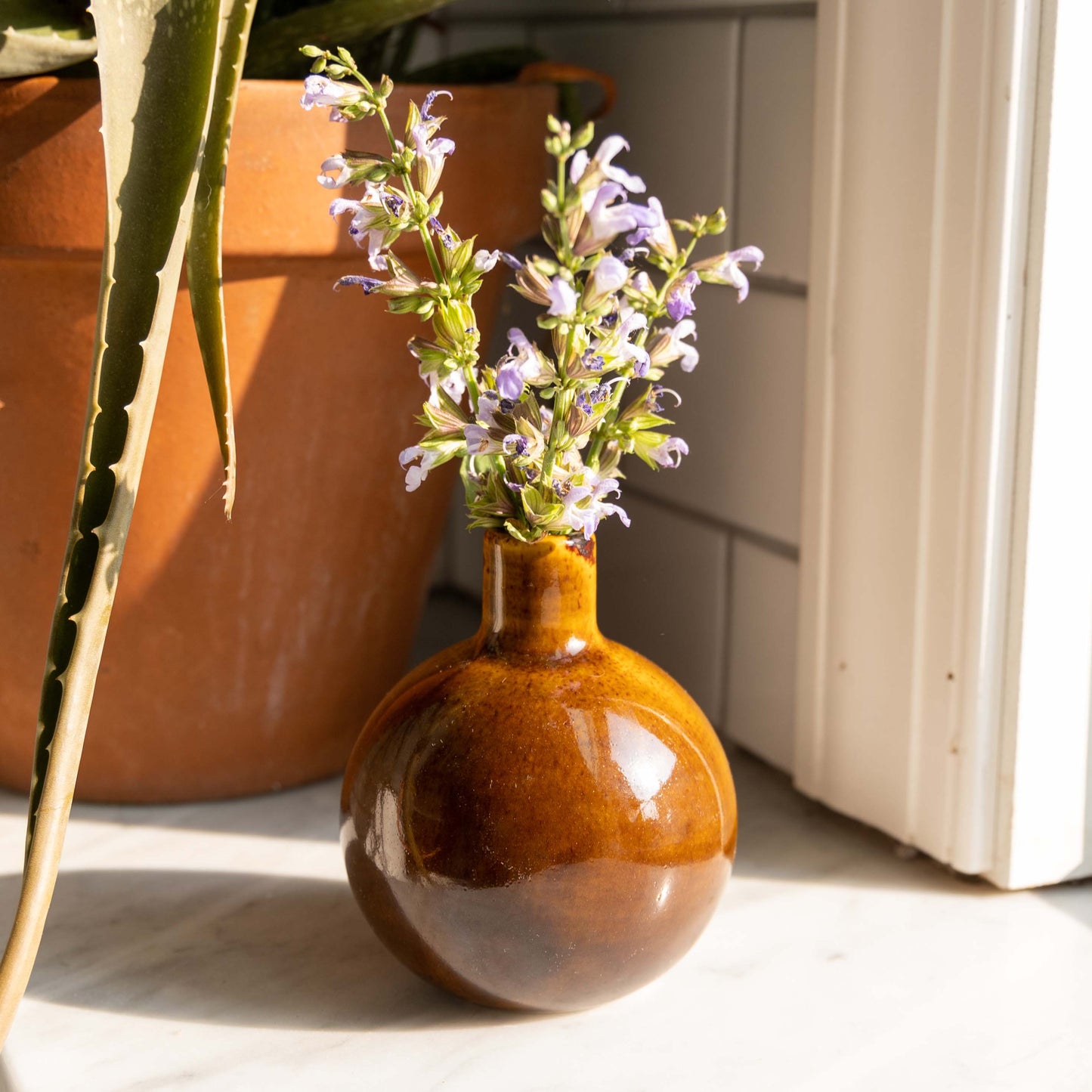 Bud Vase in Tenmoku