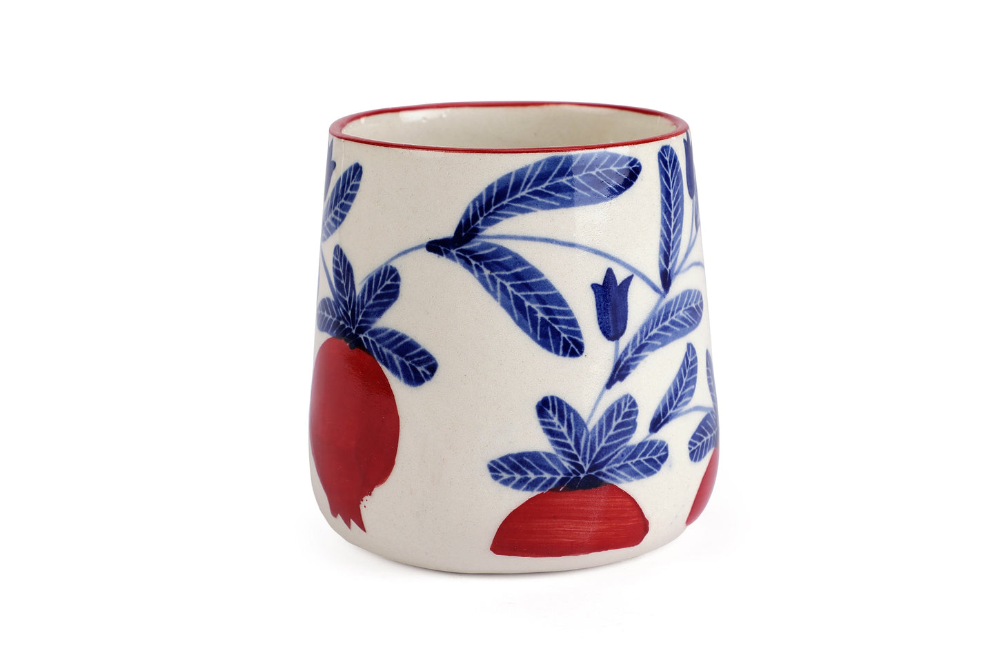 Anaar Coffee Mug- Red ,  3.5 X 3 Inches  (set of 4)