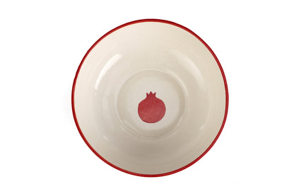 Indian Anaar Bowl, Red - 2.5x7 Inches  (Set of 4)