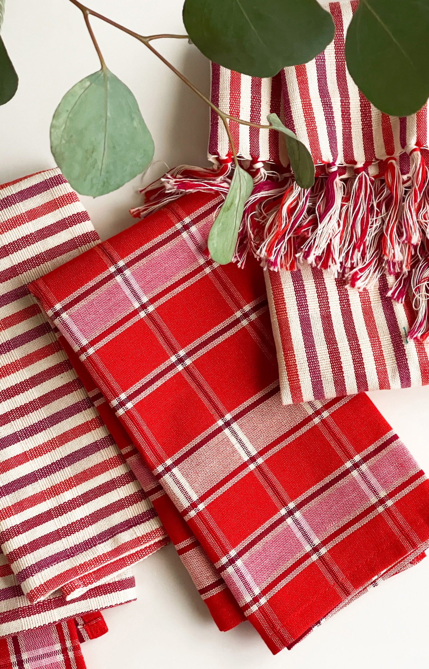 Camila Plaid Dinner Napkin Set