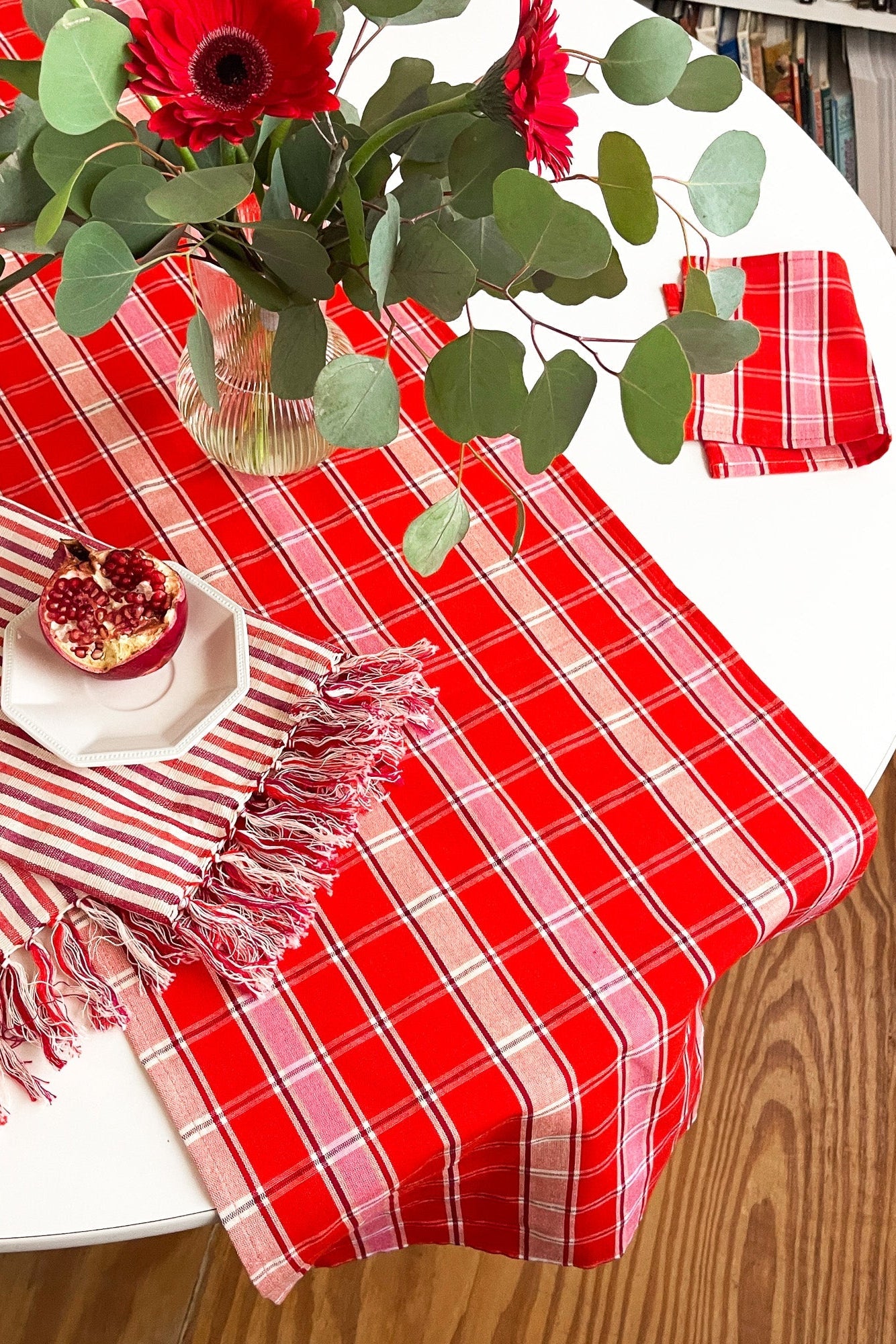 Camila Plaid Table Runner