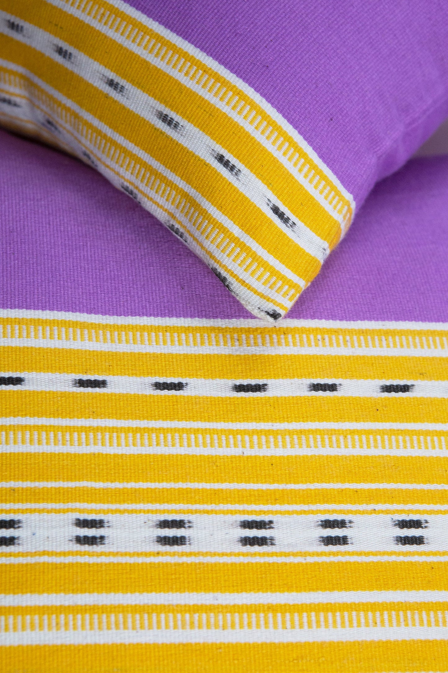 Cantel Pillow - Orchid & Mustard