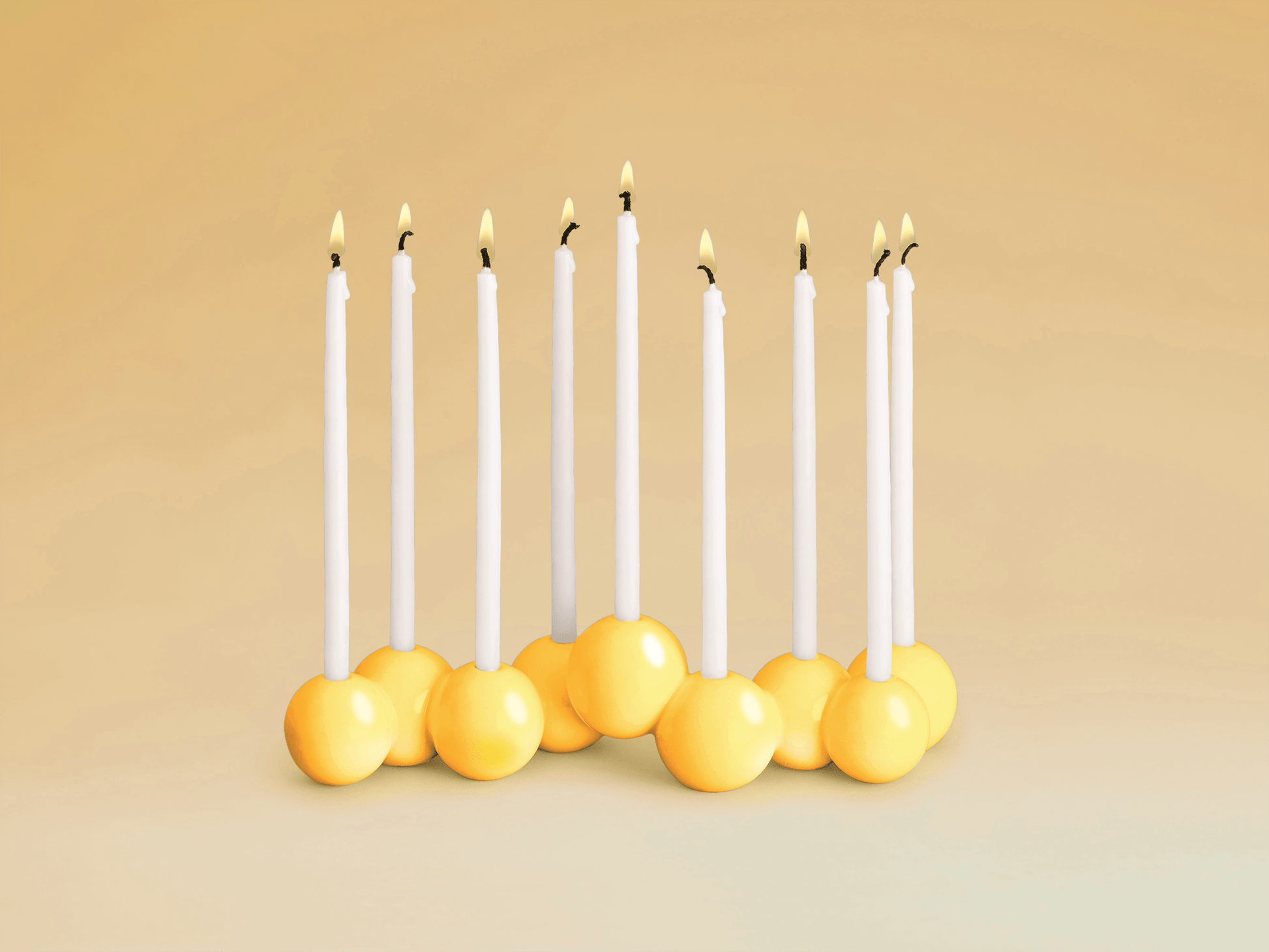 Bubble Menorah (Ceramic) - Shop Tchotchke