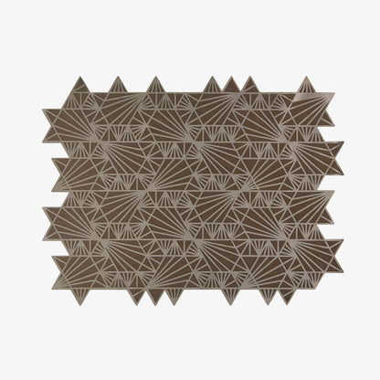 Challah Cover Magen David Taupe