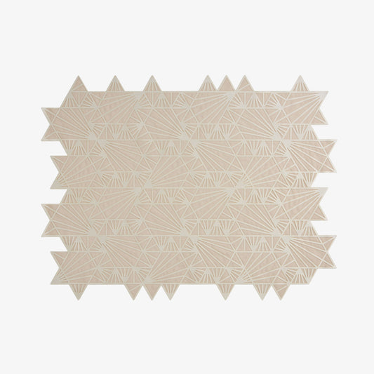Challah Cover Magen David cream