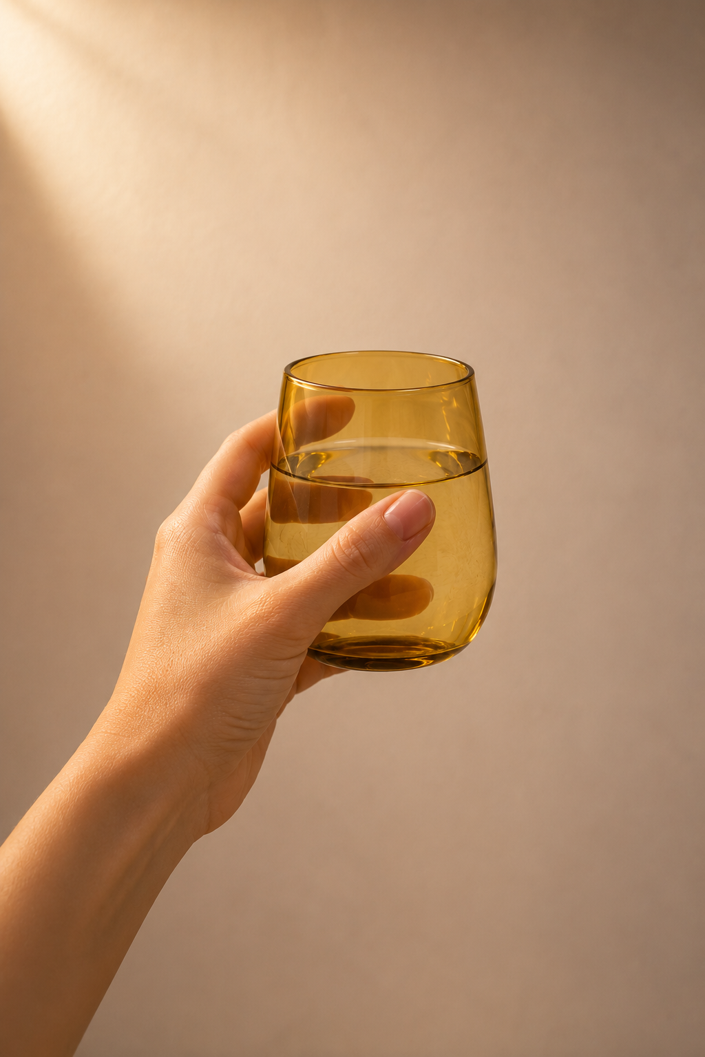 Lucia Amber Short Glass (Set of 4) by MESO