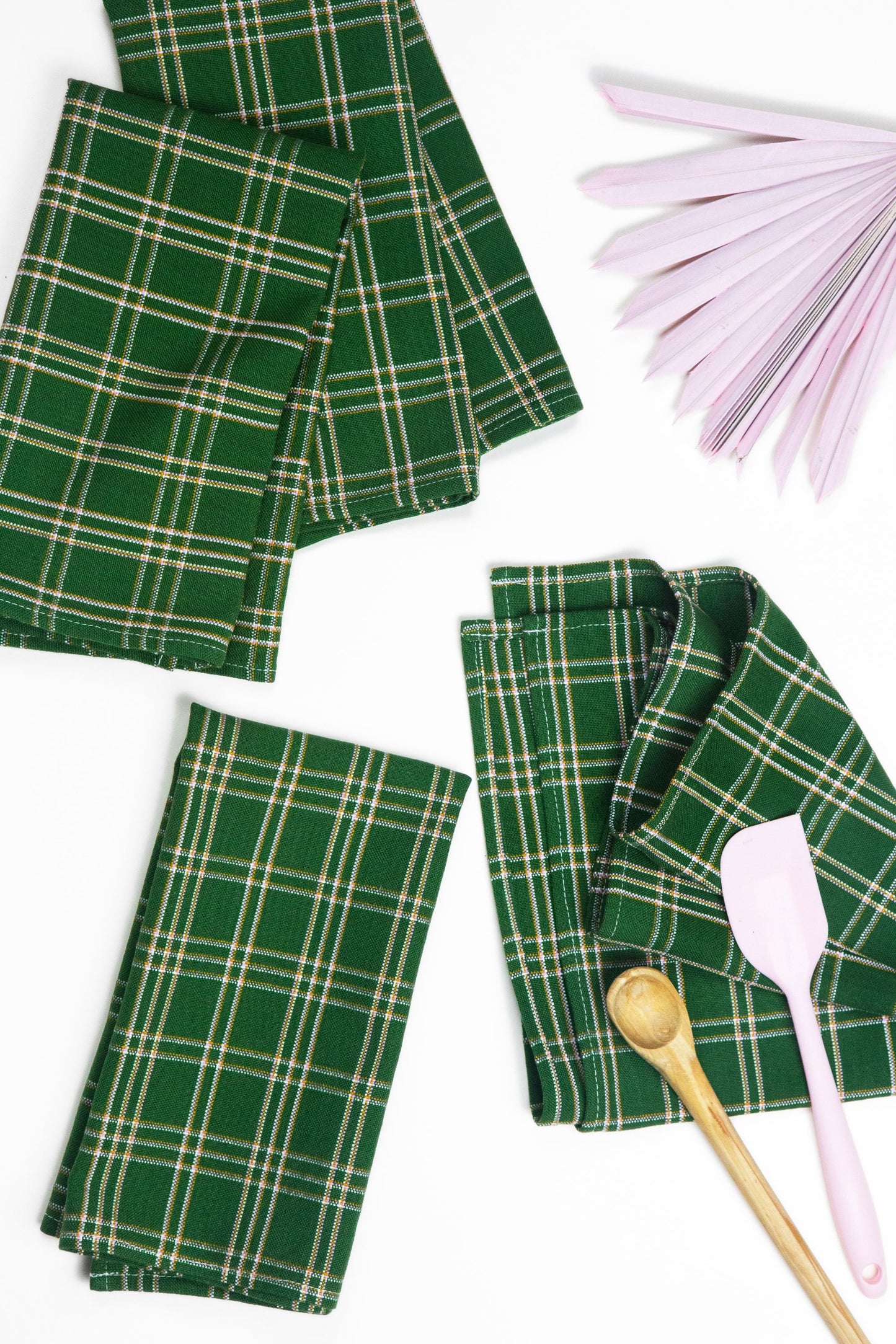 Chiapas Plaid Forest Napkins