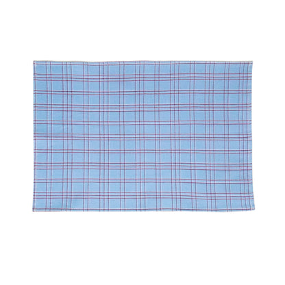 Chiapas Plaid Light Blue Placemat