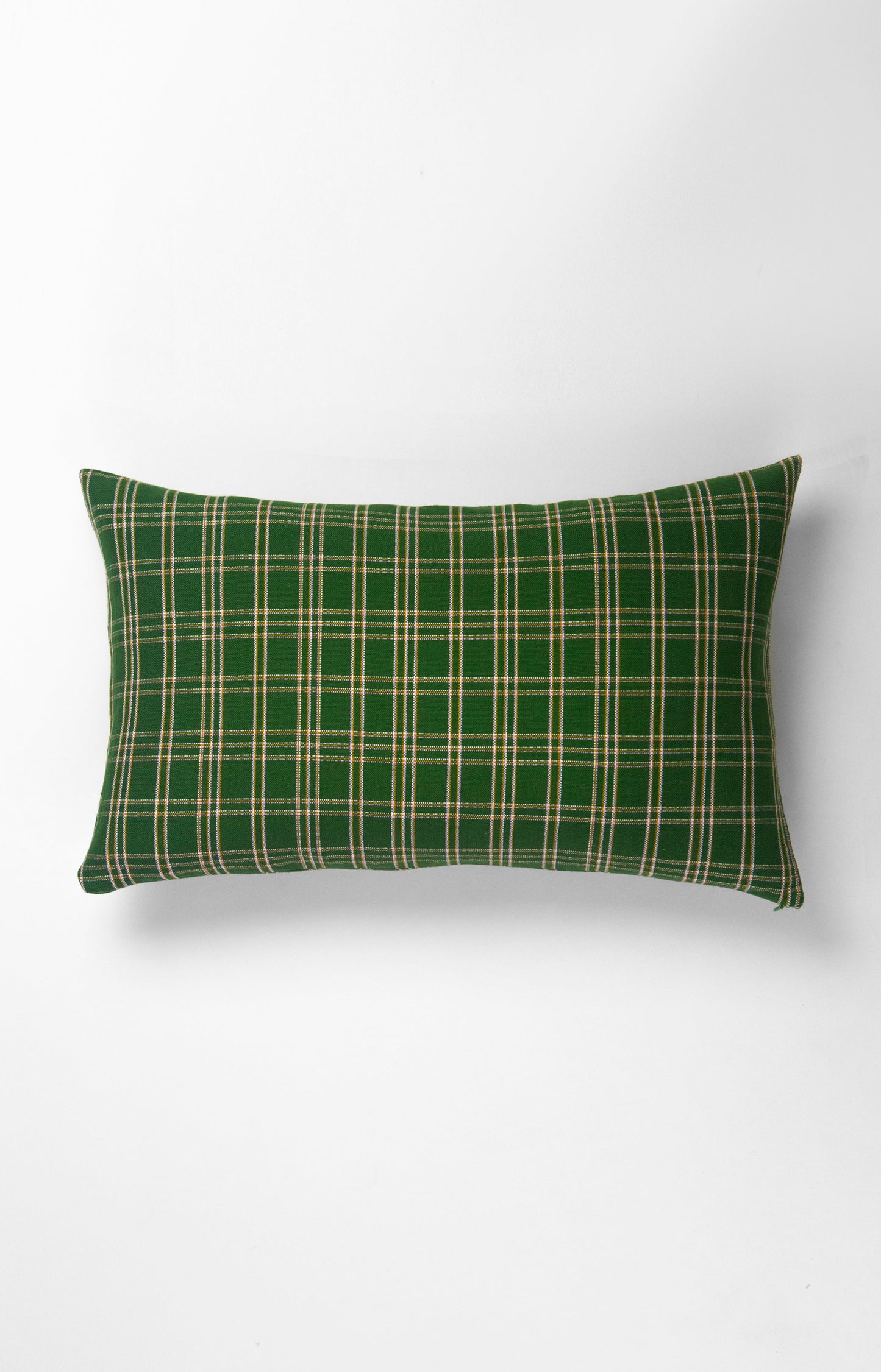 Chiapas Plaid Forest Green Pillows
