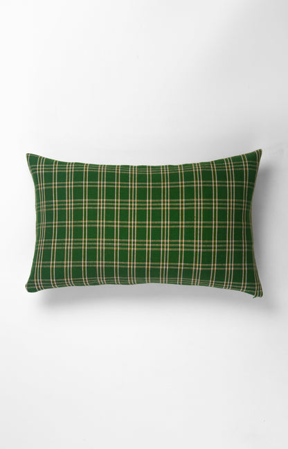 Chiapas Plaid Forest Green Pillows
