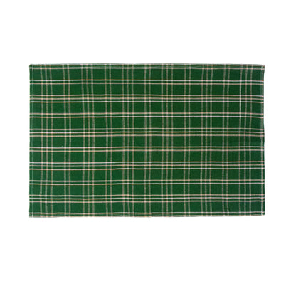 Chiapas Plaid Forest Green Placemat