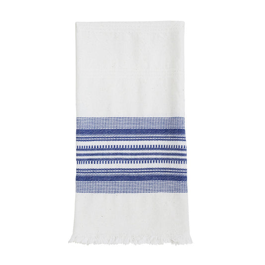 White & Blue Kitchen Towel