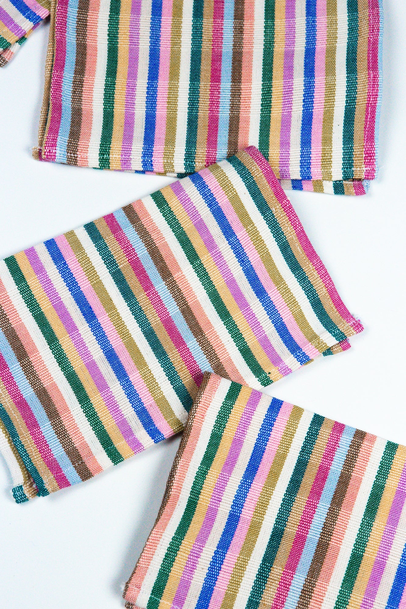 Valentina Rainbow Cocktail Napkin, Set of 4
