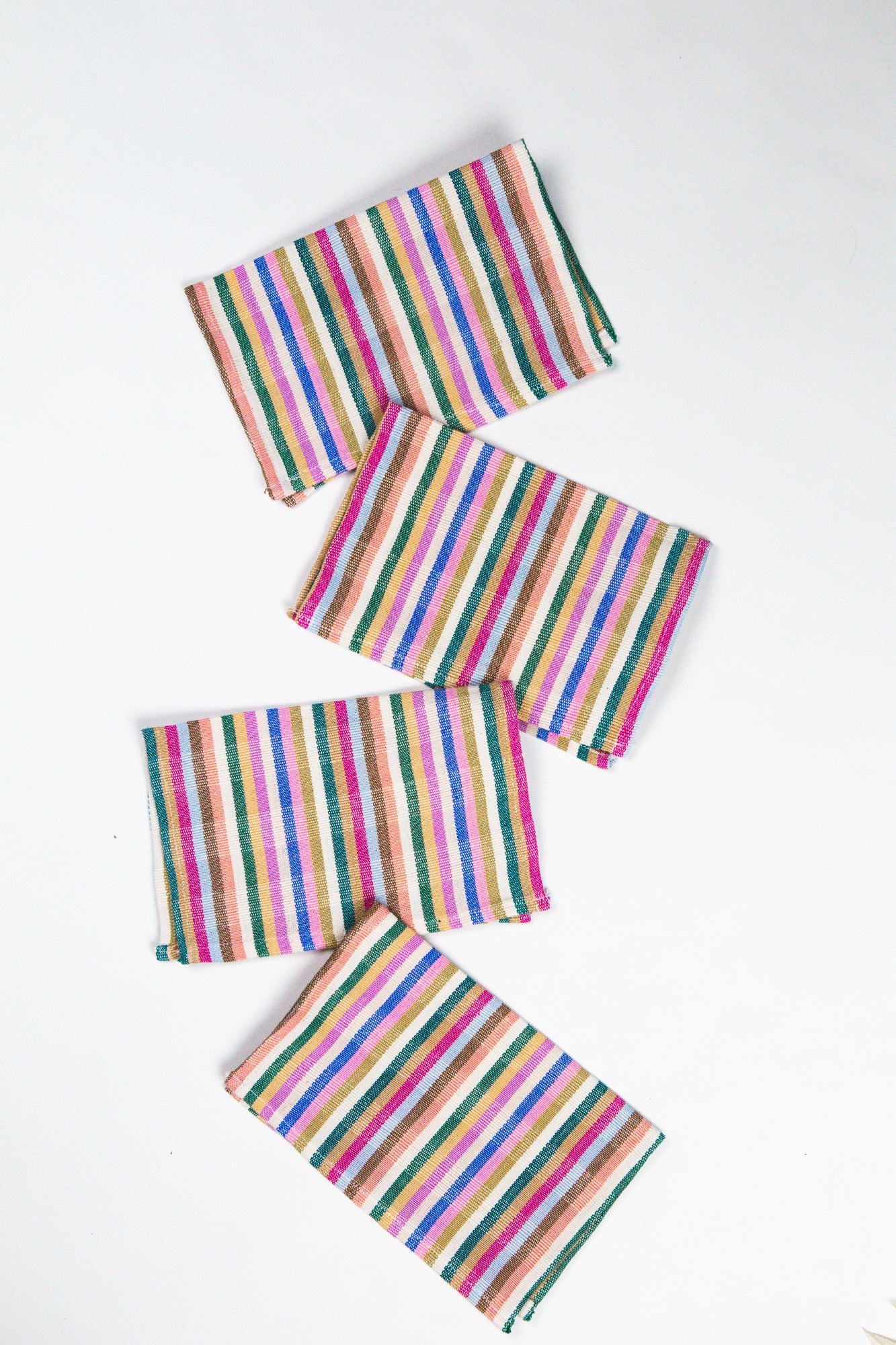 Valentina Rainbow Cocktail Napkin, Set of 4