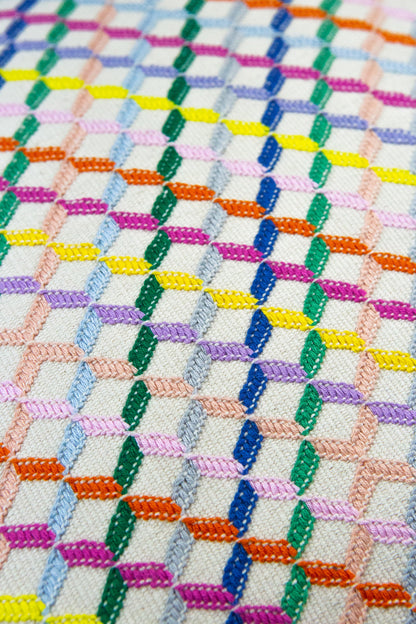 Cotzal Rainbow Brocade Pillows