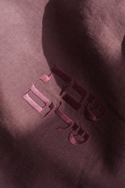 Maroon Linen