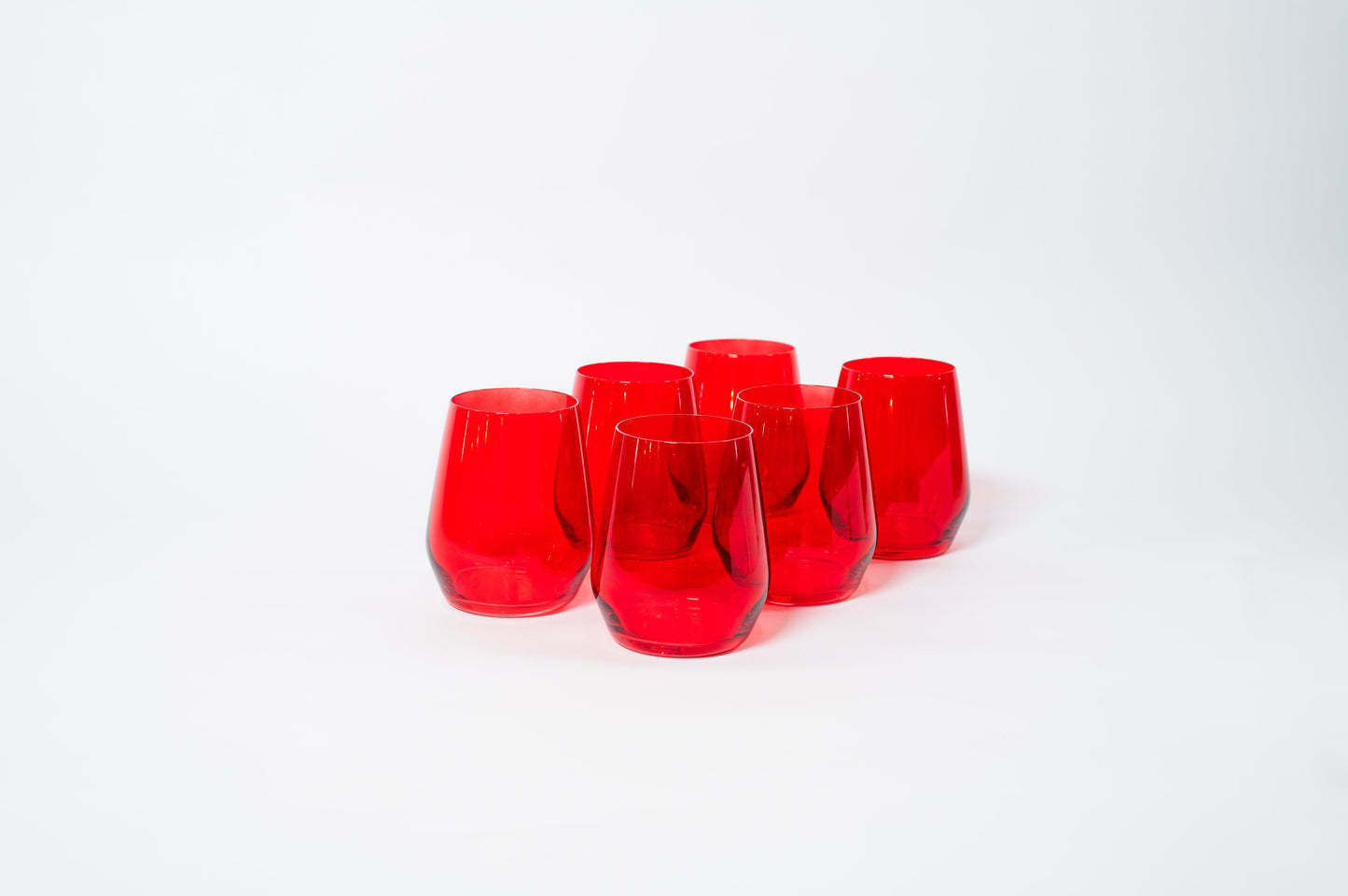 Cherry Red - Colored Wine Glass