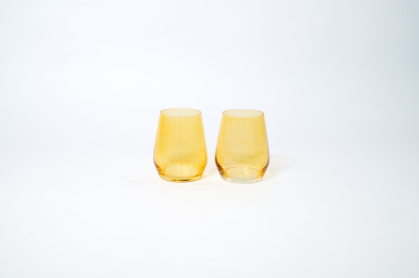 Sunshine Yellow - Colored Wine Glass