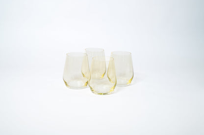 Lemon Drop Yellow- Stemless Colored Wine Glass