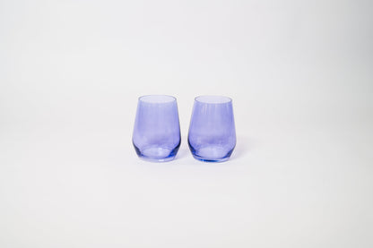 Veri Peri Purple - Stemless Colored Wine Glass