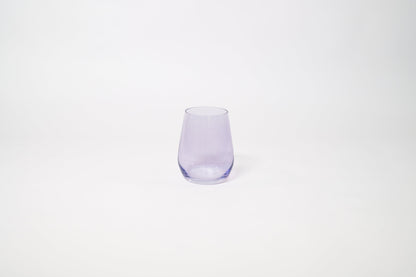 Lady Lavender - Stemless Colored Wine Glass