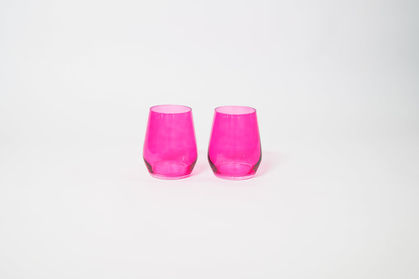 Hot Hot Pink - Colored Wine Glass