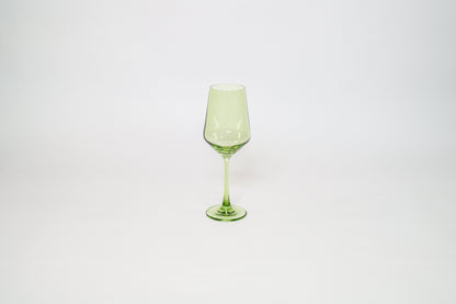 Matcha Green - Stemless Colored Wine Glass