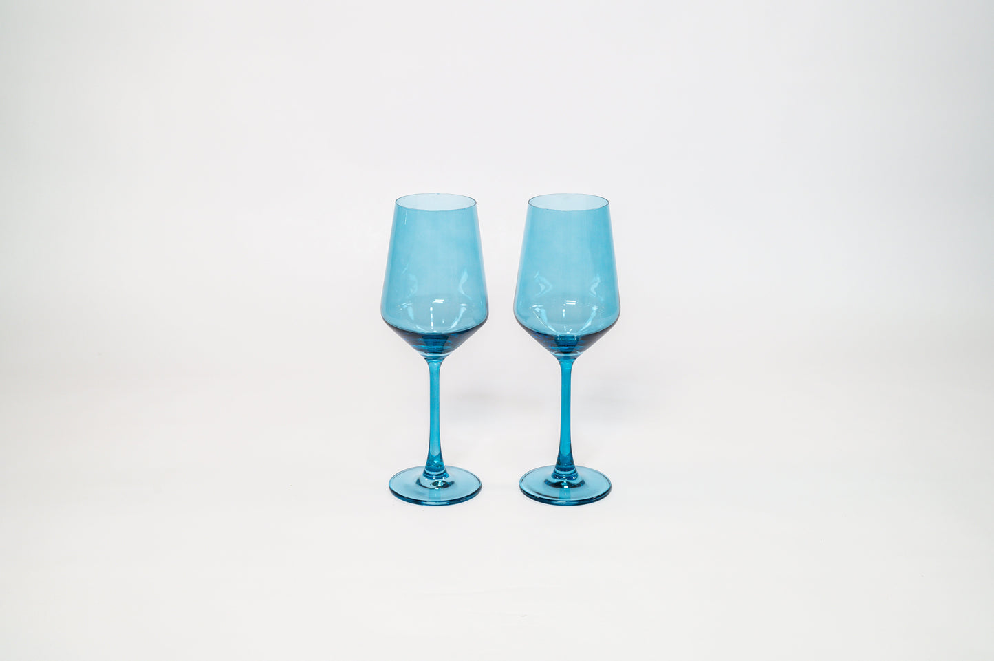 Blue Lagoon - Stemless Colored Wine Glass