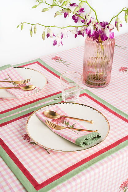 Dahlia Gingham Tablecloth