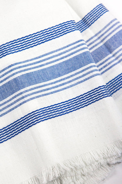 White &amp; Blue Kitchen Towel