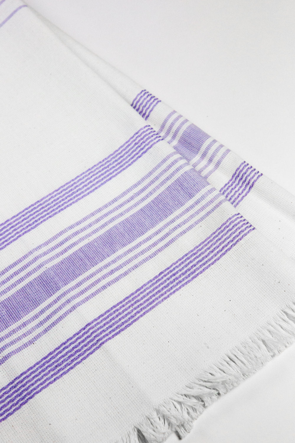 White & Lilac Kitchen Towel