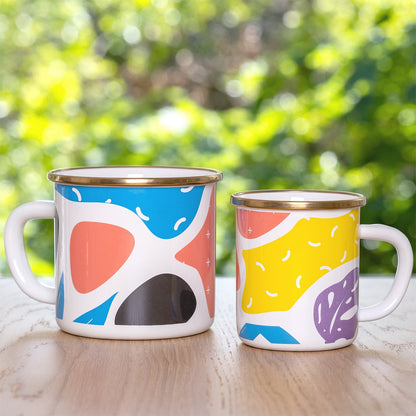 Flashback Large Enamel Mug