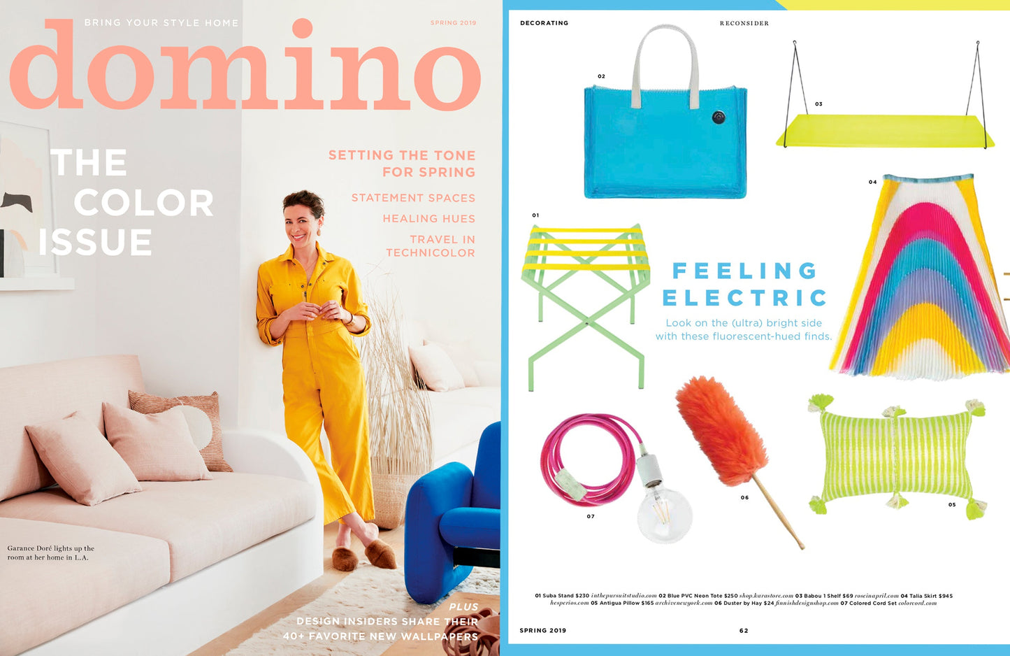 Antigua Pillow - Neon Pink and Yellow