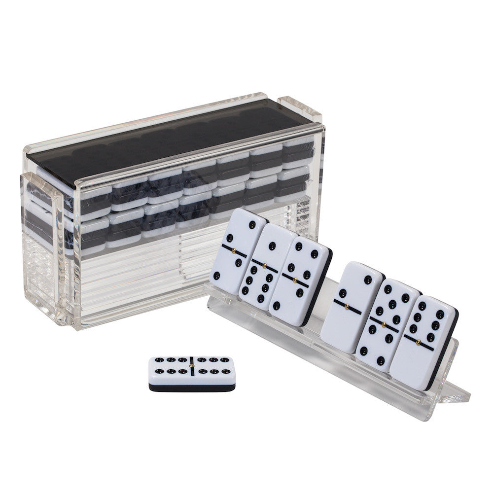 "El Catire" Domino Set with Racks - Smoke