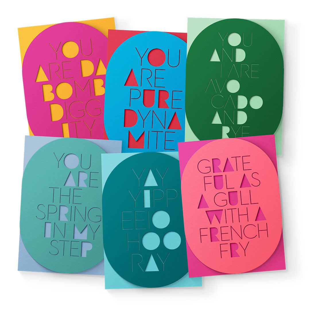Eli Sleeve Pocket Cards Set of 6