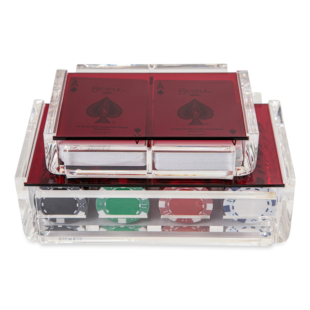 "El Poker" Luxe Poker Chip and Card Set