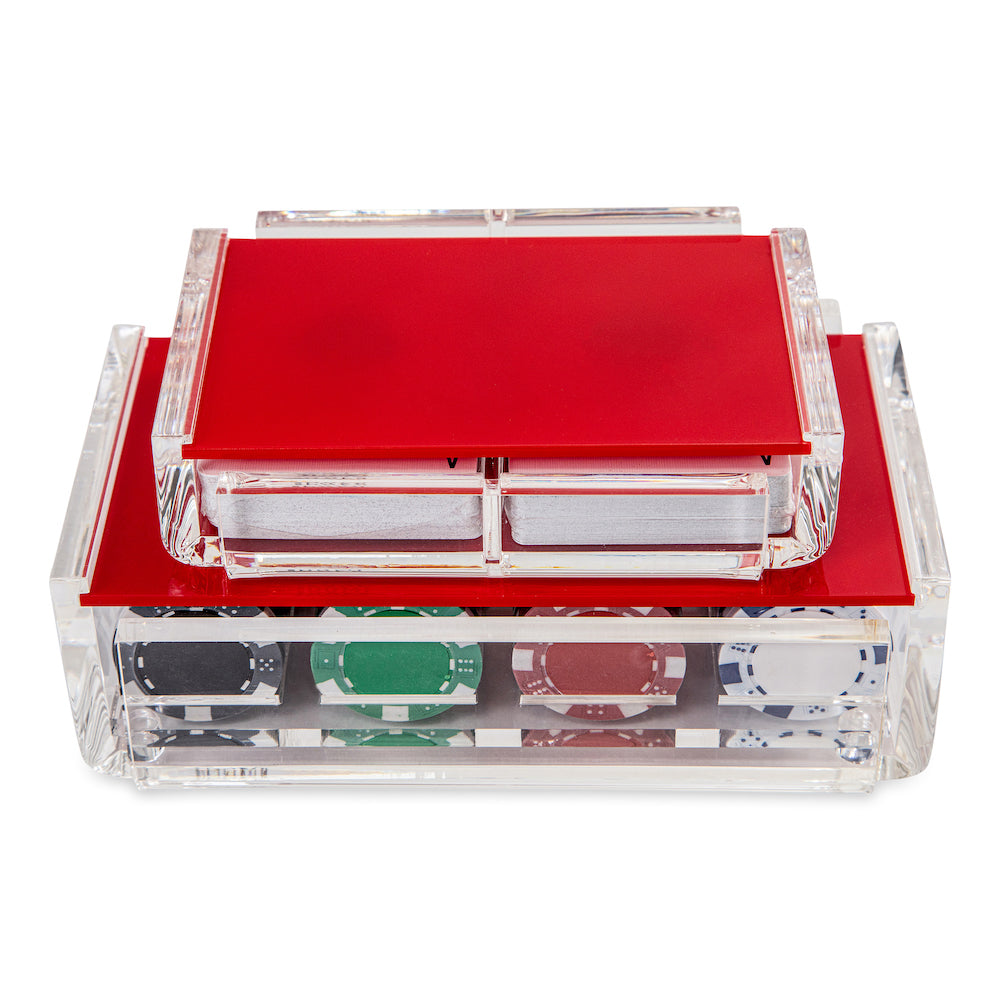 "El Poker" Luxe Poker Chip and Card Set