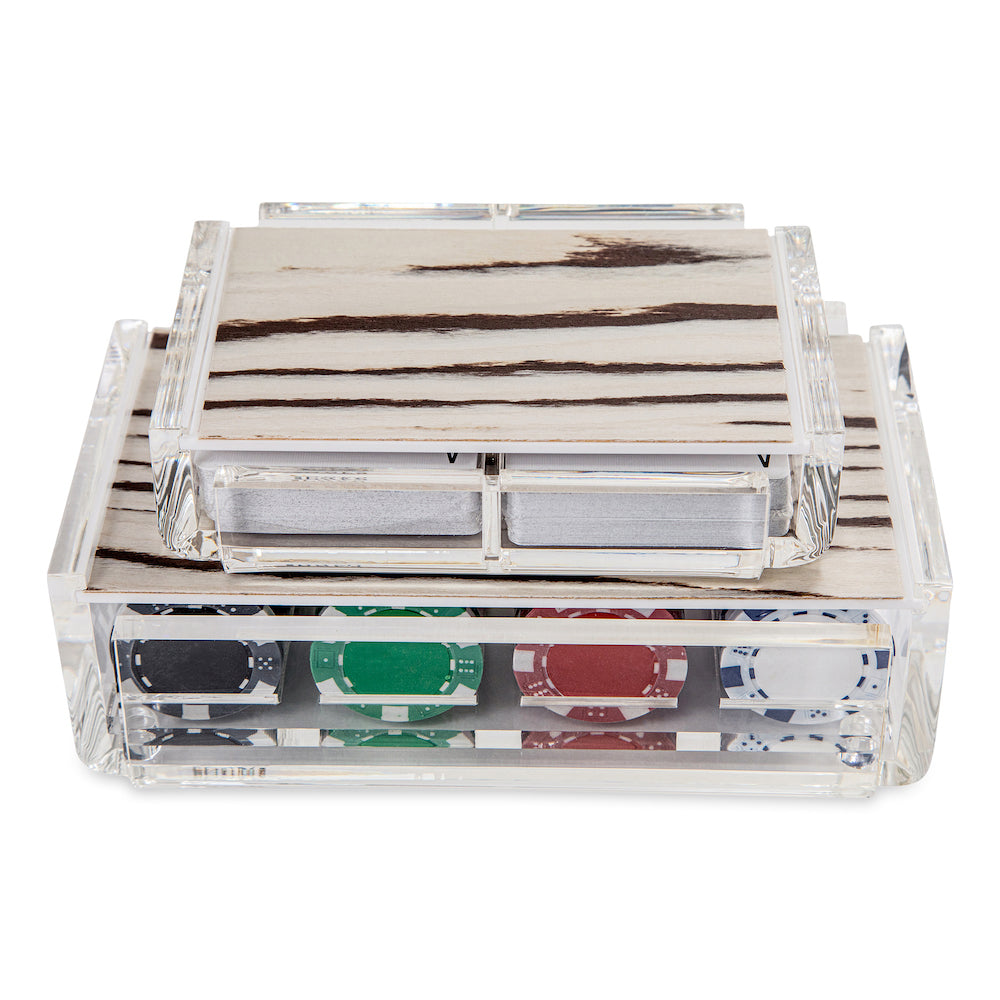 "El Poker" Luxe Poker Chip and Card Set