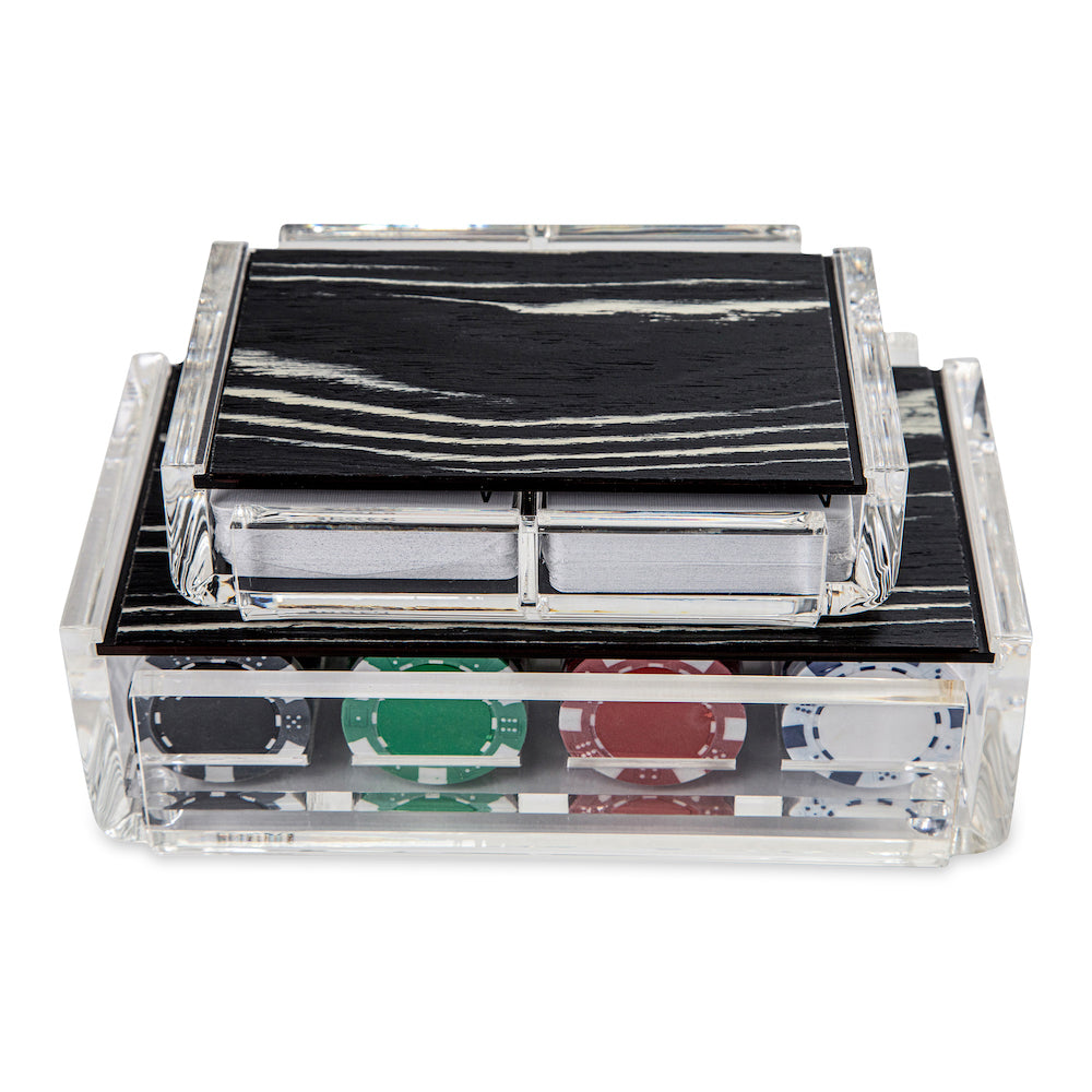 "El Poker" Luxe Poker Chip and Card Set