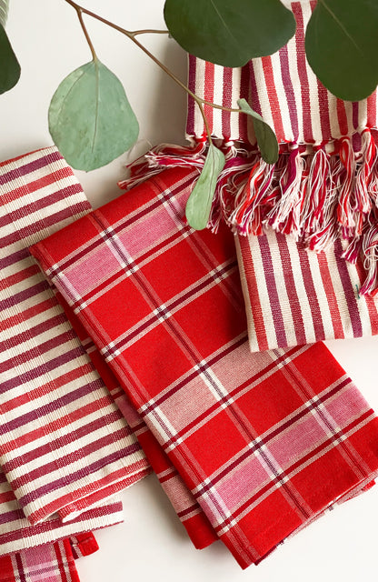 Elina Striped Dinner Napkin Set