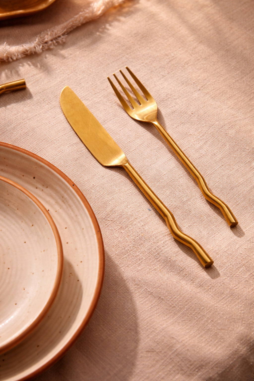 Emma Flatware Brass (Set of 20) by MESO