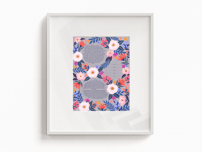 Blooms Ketubah