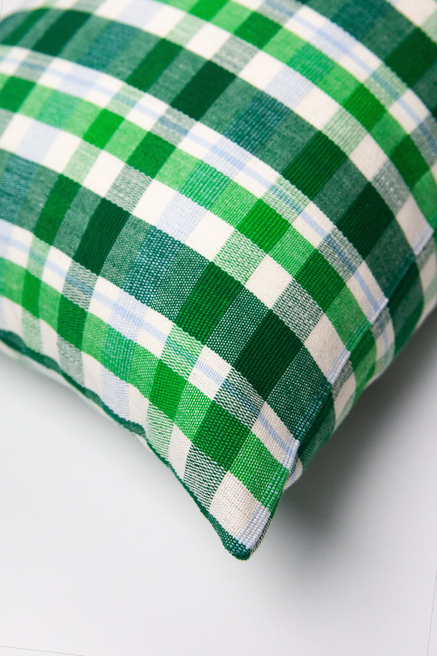 Josefina Ruffle Plaid Pillows