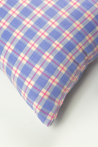 Sofia Plaid Periwinkle Pillows