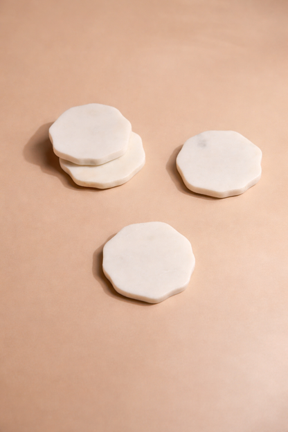Flor Marble Coasters (Set of 4) by MESO