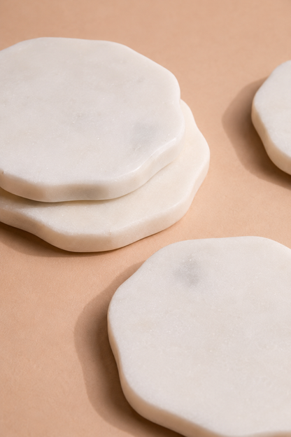 Flor Marble Coasters (Set of 4) by MESO