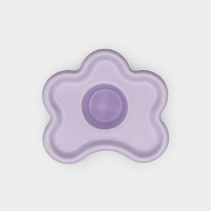 Candle Holder Flora in purple by OCTAEVO